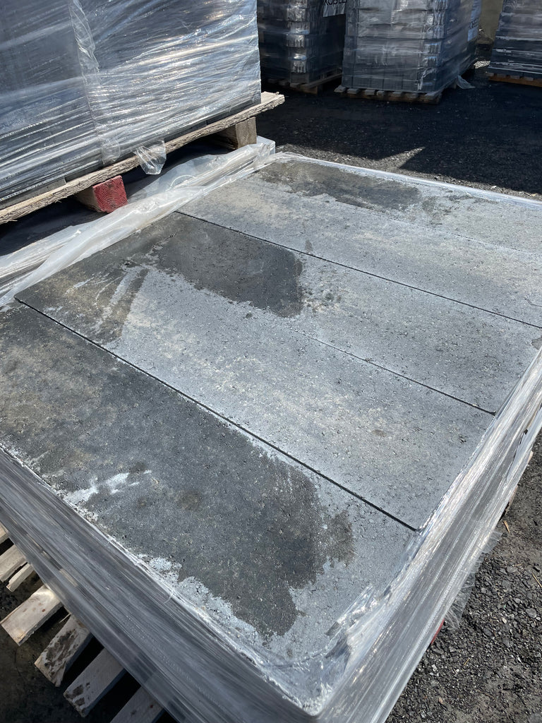 MURET ET BORDURE ALONSO | CHARBON CENDR | 127MM Liquidation Bton MURET ET BORDURE ALONSO | CHARBON CENDR | 127MM Liquidation Bton