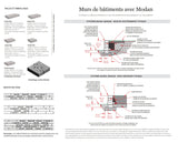 MURET MODAN COMBO | TWILIGHT | 4.5" OU 9" POUCES ÉPAISSEUR