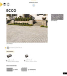 LOT PAVÉ ECCO | CHARBON CENDRÉ | 80MM ÉPAISSEUR